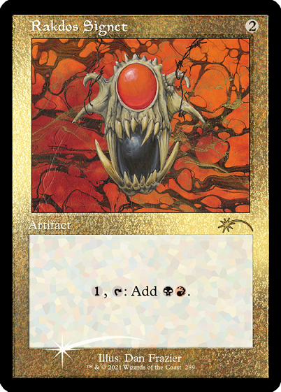 Rakdos Signet (Retro) (Foil Etched) [Secret Lair Drop Series] | Dragon's Lair Comics and Fantasy Houston TX