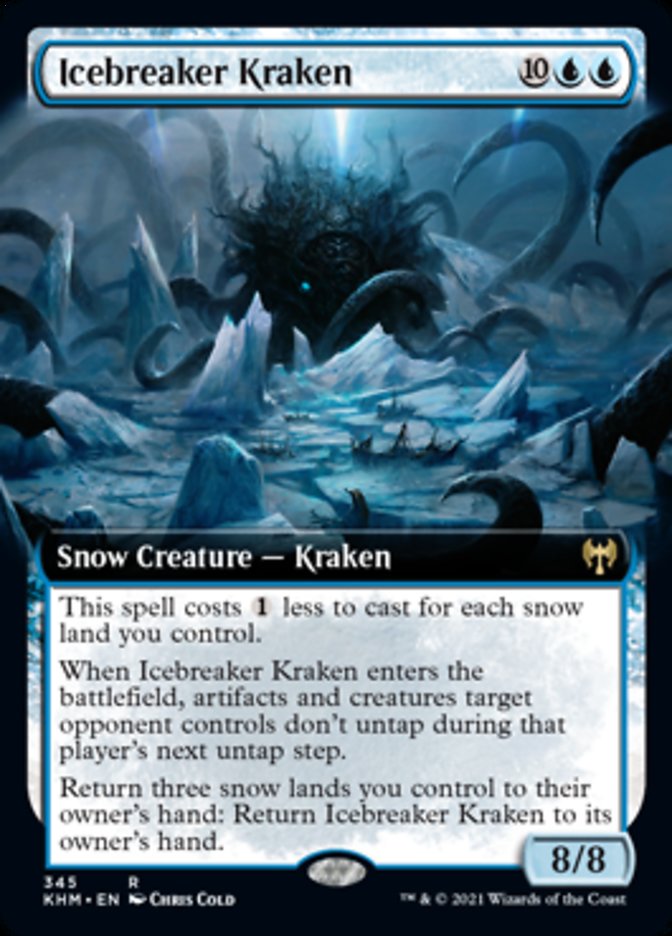 Icebreaker Kraken (Extended Art) [Kaldheim] | Dragon's Lair Comics and Fantasy Houston TX