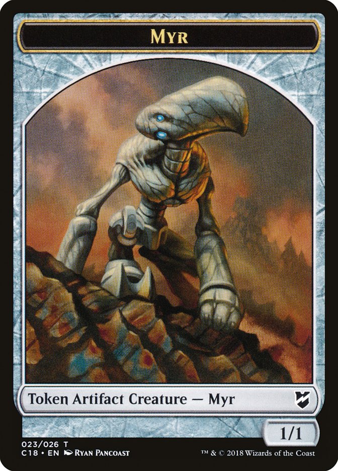 Myr Token (023/026) [Commander 2018 Tokens] | Dragon's Lair Comics and Fantasy Houston TX