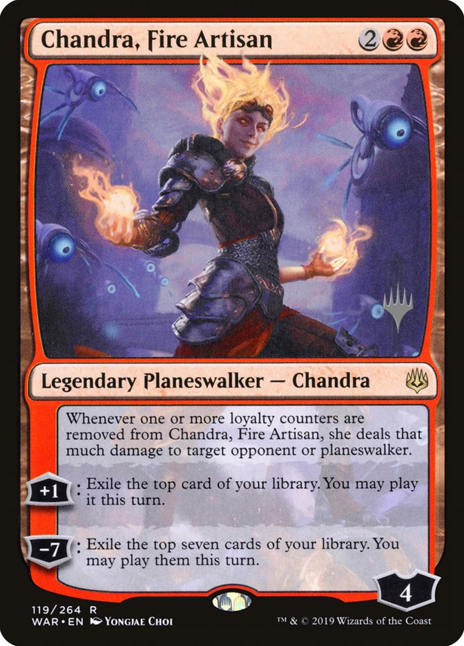 Chandra, Fire Artisan (Promo Pack) [War of the Spark Promos] | Dragon's Lair Comics and Fantasy Houston TX