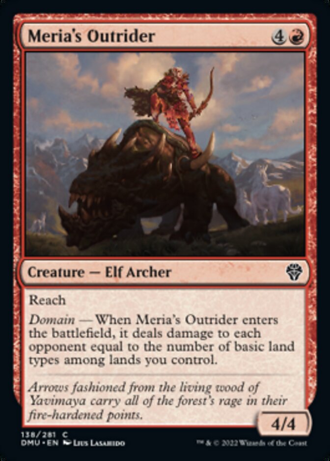 Meria's Outrider [Dominaria United] | Dragon's Lair Comics and Fantasy Houston TX