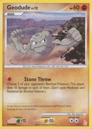 Geodude (1/11) [Diamond & Pearl: Trainer Kit - Lucario] | Dragon's Lair Comics and Fantasy Houston TX