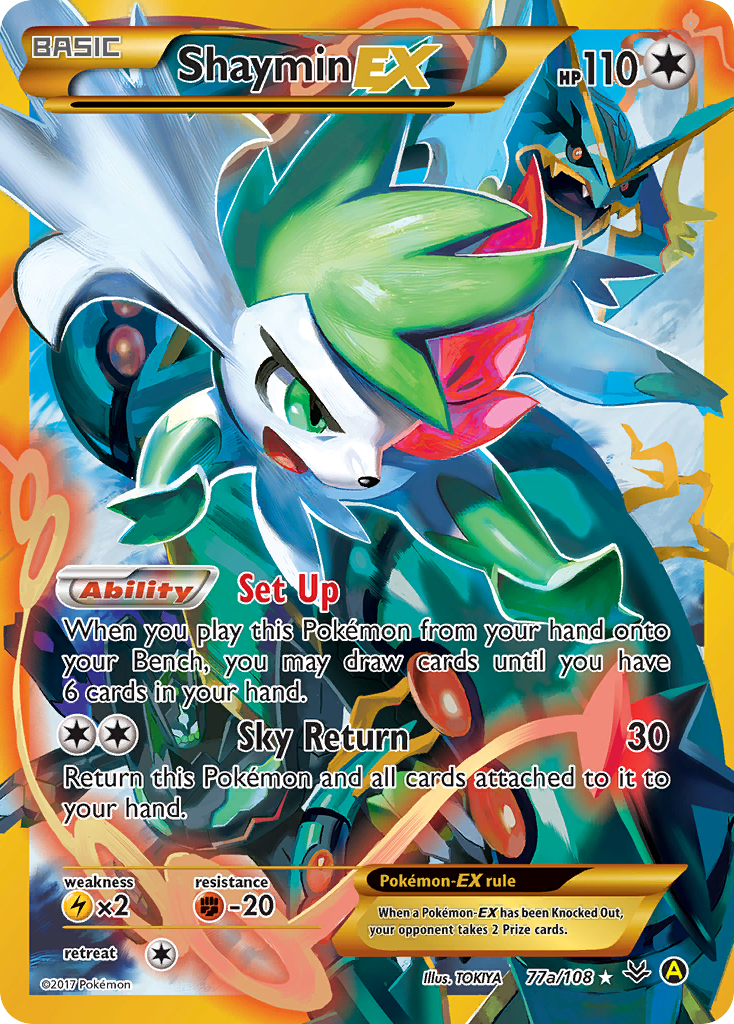 Shaymin EX (77a/108) [Alternate Art Promos] | Dragon's Lair Comics and Fantasy Houston TX