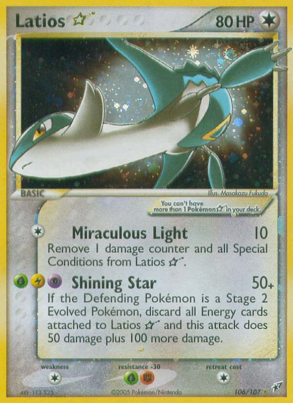 Latios Star (106/107) [EX: Deoxys] | Dragon's Lair Comics and Fantasy Houston TX