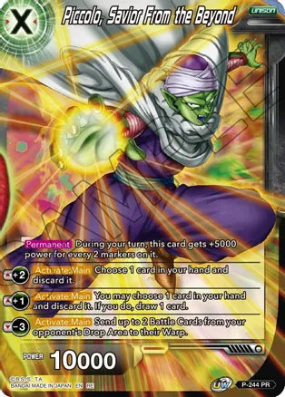 Piccolo, Savior from Beyond (P-244) [Mythic Booster] | Dragon's Lair Comics and Fantasy Houston TX