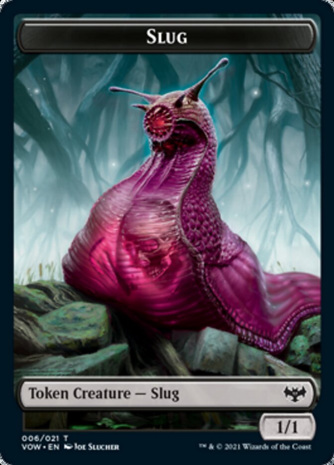 Slug Token [Innistrad: Crimson Vow Tokens] | Dragon's Lair Comics and Fantasy Houston TX