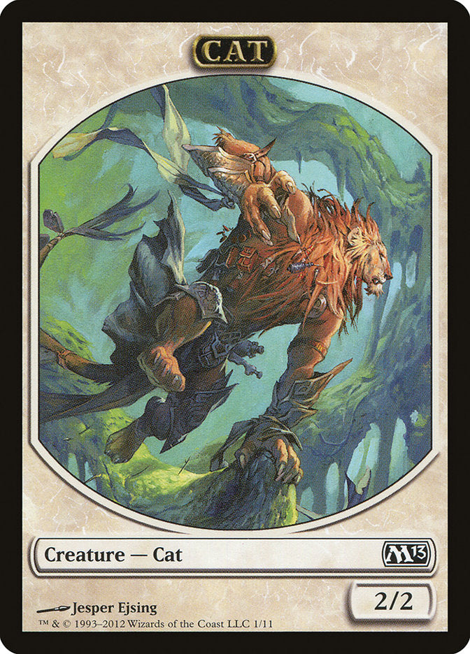 Cat Token [Magic 2013 Tokens] | Dragon's Lair Comics and Fantasy Houston TX