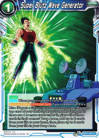 Super Blutz Wave Generator (BT11-057) [Vermilion Bloodline 2nd Edition] | Dragon's Lair Comics and Fantasy Houston TX