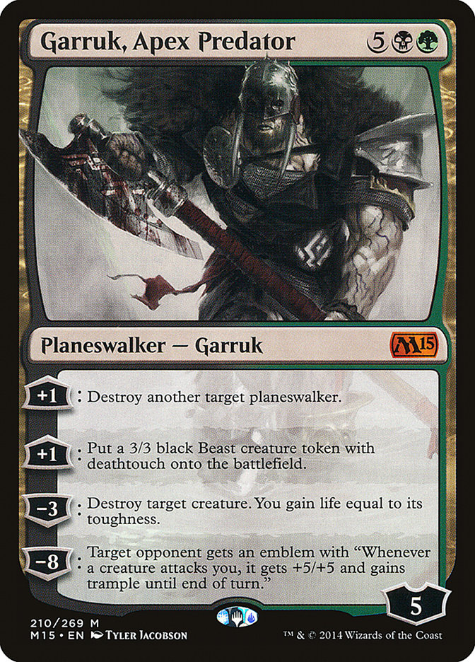 Garruk, Apex Predator [Magic 2015] | Dragon's Lair Comics and Fantasy Houston TX