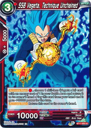 SSB Vegeta, Technique Unchained (BT11-009) [Vermilion Bloodline] | Dragon's Lair Comics and Fantasy Houston TX