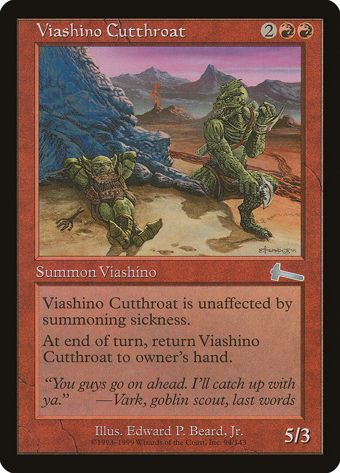 Viashino Cutthroat [Urza's Legacy] | Dragon's Lair Comics and Fantasy Houston TX