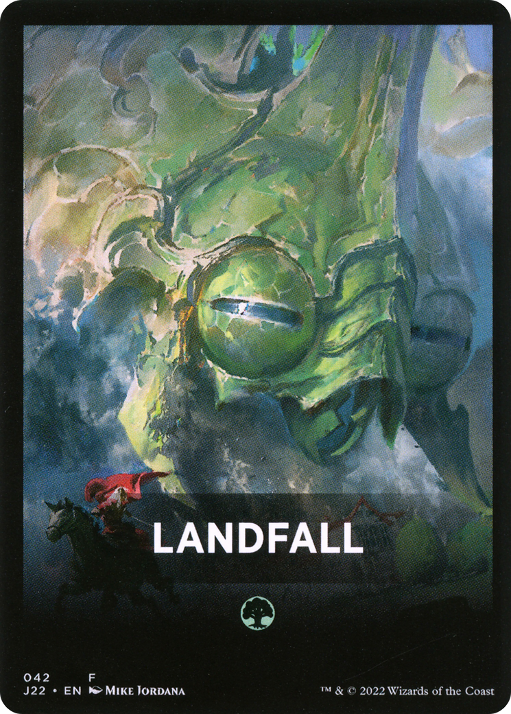 Landfall Theme Card [Jumpstart 2022 Front Cards] | Dragon's Lair Comics and Fantasy Houston TX