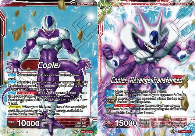 Cooler // Cooler, Revenge Transformed (BT9-002) [Universal Onslaught] | Dragon's Lair Comics and Fantasy Houston TX