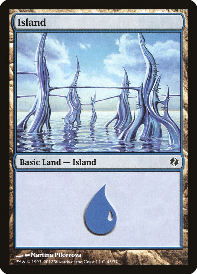 Island (43) [Duel Decks: Venser vs. Koth] | Dragon's Lair Comics and Fantasy Houston TX