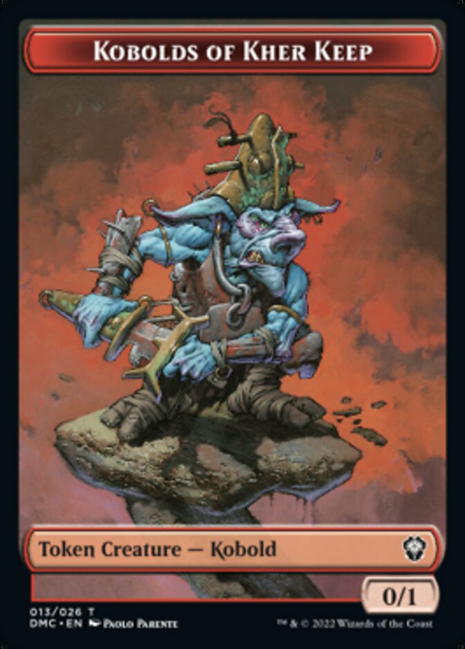 Soldier // Kobolds of Kher Keep Double-Sided Token [Dominaria United Tokens] | Dragon's Lair Comics and Fantasy Houston TX