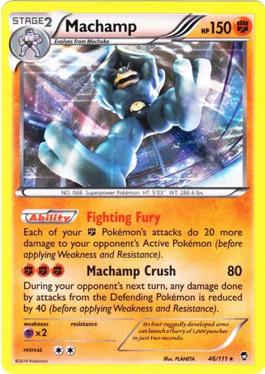 Machamp (46/111) [XY: Furious Fists] | Dragon's Lair Comics and Fantasy Houston TX