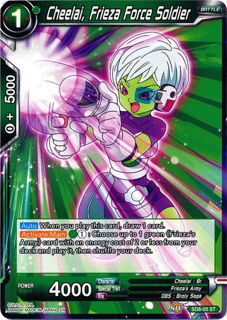 Cheelai, Frieza Force Soldier (Starter Deck - Rising Broly) (SD8-05) [Destroyer Kings] | Dragon's Lair Comics and Fantasy Houston TX