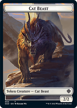 Insect // Cat Beast Double-Sided Token [Starter Commander Decks] | Dragon's Lair Comics and Fantasy Houston TX