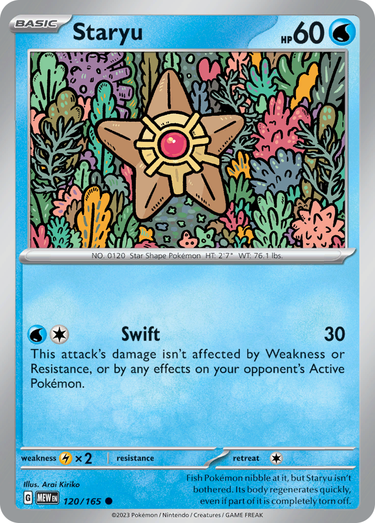 Staryu (120/165) [Scarlet & Violet: 151] | Dragon's Lair Comics and Fantasy Houston TX