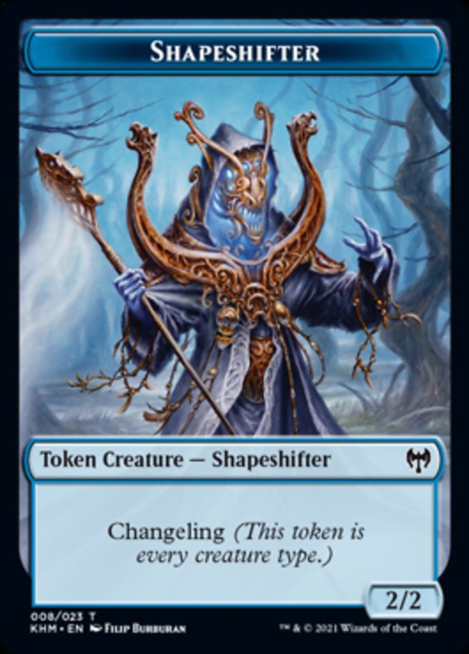 Shapeshifter Token [Kaldheim Tokens] | Dragon's Lair Comics and Fantasy Houston TX