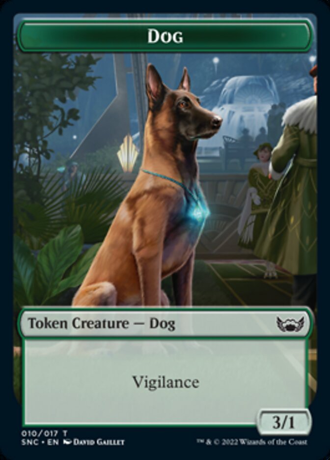 Dog Token [Streets of New Capenna Tokens] | Dragon's Lair Comics and Fantasy Houston TX