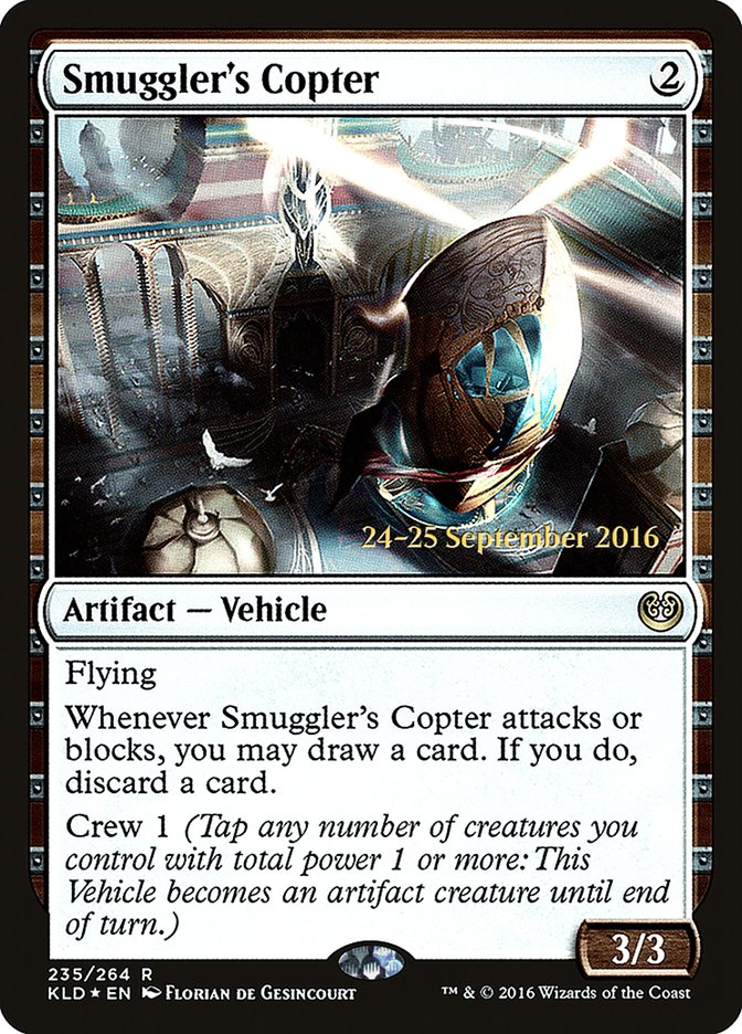 Smuggler's Copter [Kaladesh Prerelease Promos] | Dragon's Lair Comics and Fantasy Houston TX