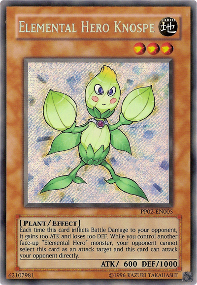 Elemental Hero Knospe [PP02-EN005] Secret Rare | Dragon's Lair Comics and Fantasy Houston TX