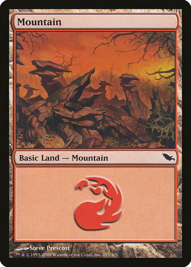 Mountain (297) [Shadowmoor] | Dragon's Lair Comics and Fantasy Houston TX