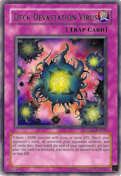 Deck Devastation Virus [CP05-EN009] Rare | Dragon's Lair Comics and Fantasy Houston TX