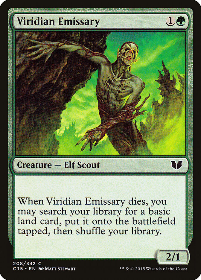 Viridian Emissary [Commander 2015] | Dragon's Lair Comics and Fantasy Houston TX