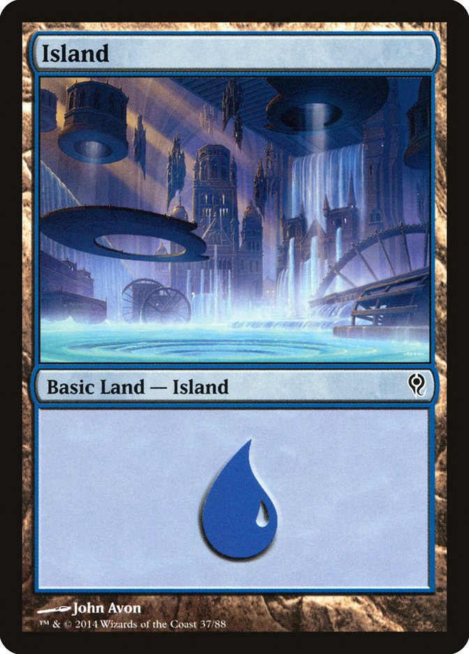 Island (37) [Duel Decks: Jace vs. Vraska] | Dragon's Lair Comics and Fantasy Houston TX