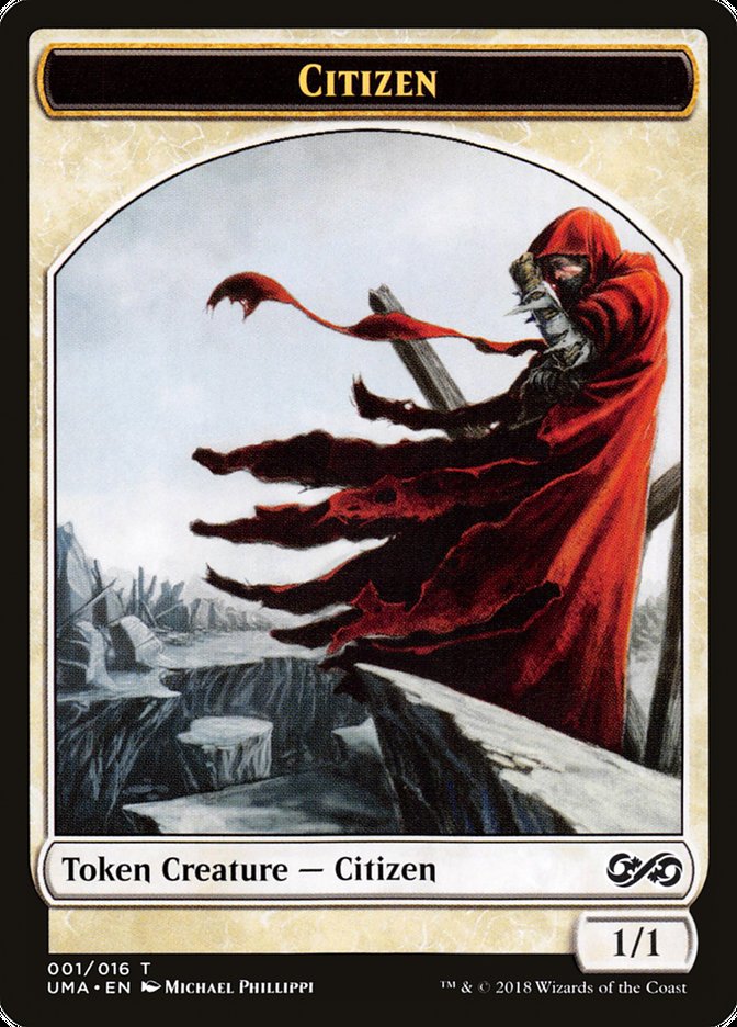 Citizen Token [Ultimate Masters Tokens] | Dragon's Lair Comics and Fantasy Houston TX