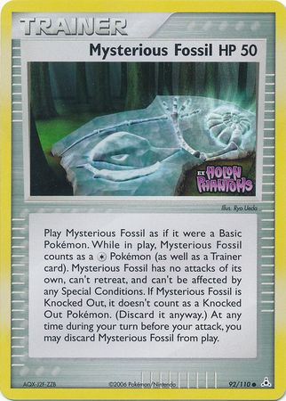 Mysterious Fossil (92/110) (Stamped) [EX: Holon Phantoms] | Dragon's Lair Comics and Fantasy Houston TX