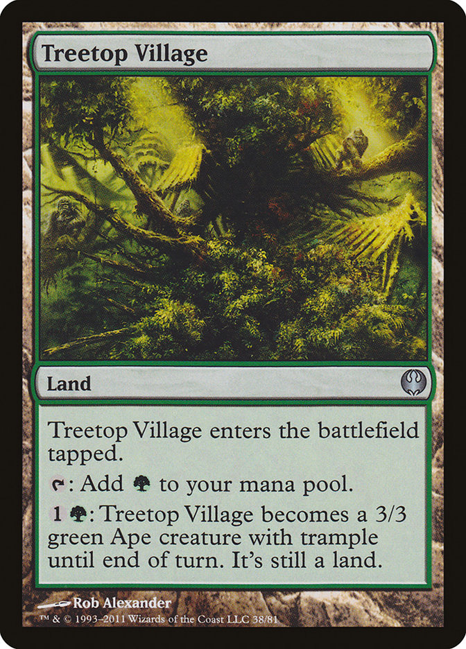 Treetop Village [Duel Decks: Knights vs. Dragons] | Dragon's Lair Comics and Fantasy Houston TX