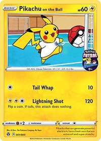 Pikachu on the Ball (001/005) [Miscellaneous Cards] | Dragon's Lair Comics and Fantasy Houston TX