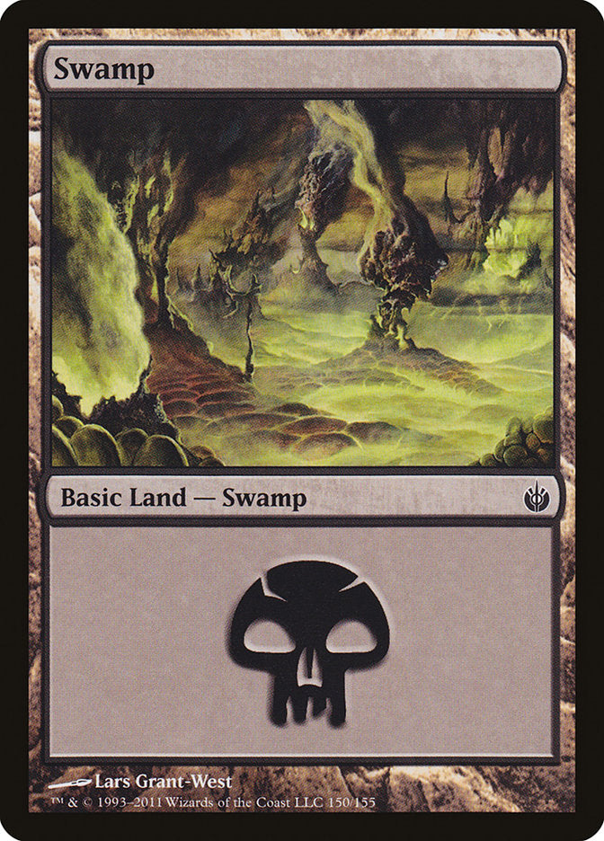 Swamp (150) [Mirrodin Besieged] | Dragon's Lair Comics and Fantasy Houston TX