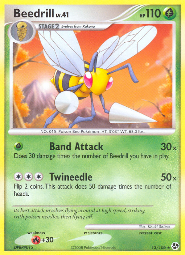 Beedrill (13/106) [Diamond & Pearl: Great Encounters] | Dragon's Lair Comics and Fantasy Houston TX