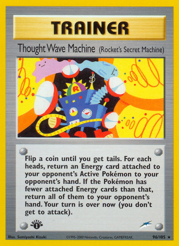 Thought Wave Machine (96/105) (Rocket's Secret Machine) [Neo Destiny 1st Edition] | Dragon's Lair Comics and Fantasy Houston TX