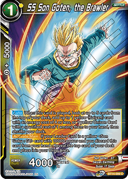 SS Son Goten, the Brawler (BT14-099) [Cross Spirits] | Dragon's Lair Comics and Fantasy Houston TX