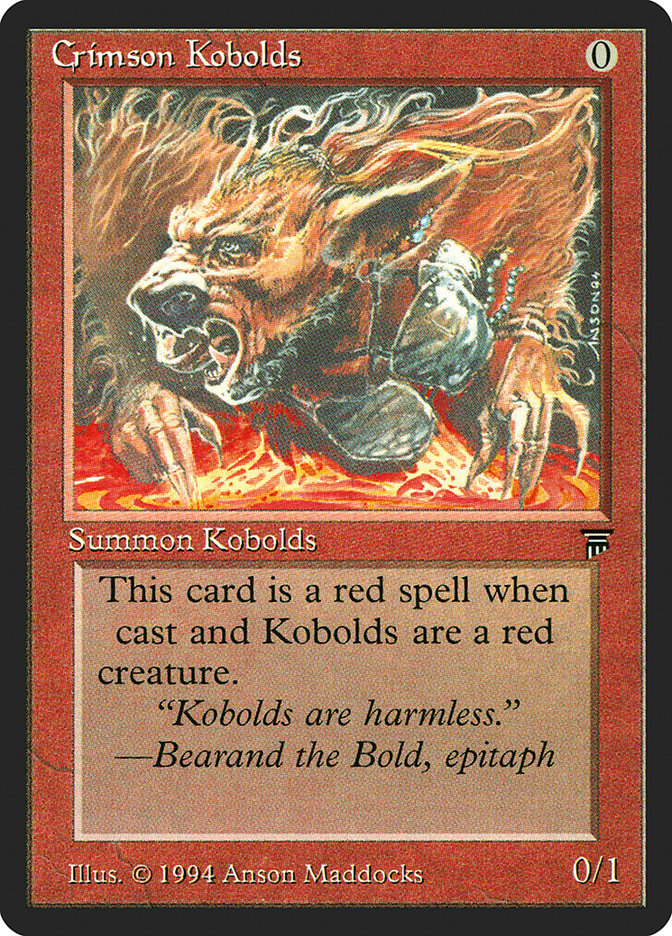 Crimson Kobolds [Legends] | Dragon's Lair Comics and Fantasy Houston TX