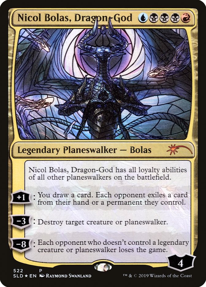 Nicol Bolas, Dragon-God (Stained Glass) [Secret Lair Drop Promos] | Dragon's Lair Comics and Fantasy Houston TX