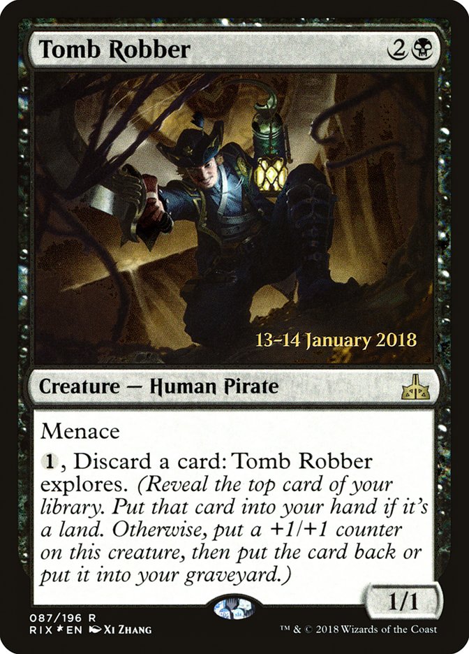 Tomb Robber [Rivals of Ixalan Prerelease Promos] | Dragon's Lair Comics and Fantasy Houston TX