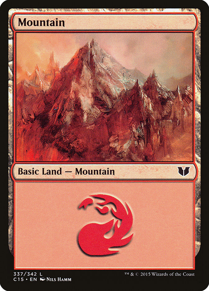 Mountain (337) [Commander 2015] | Dragon's Lair Comics and Fantasy Houston TX