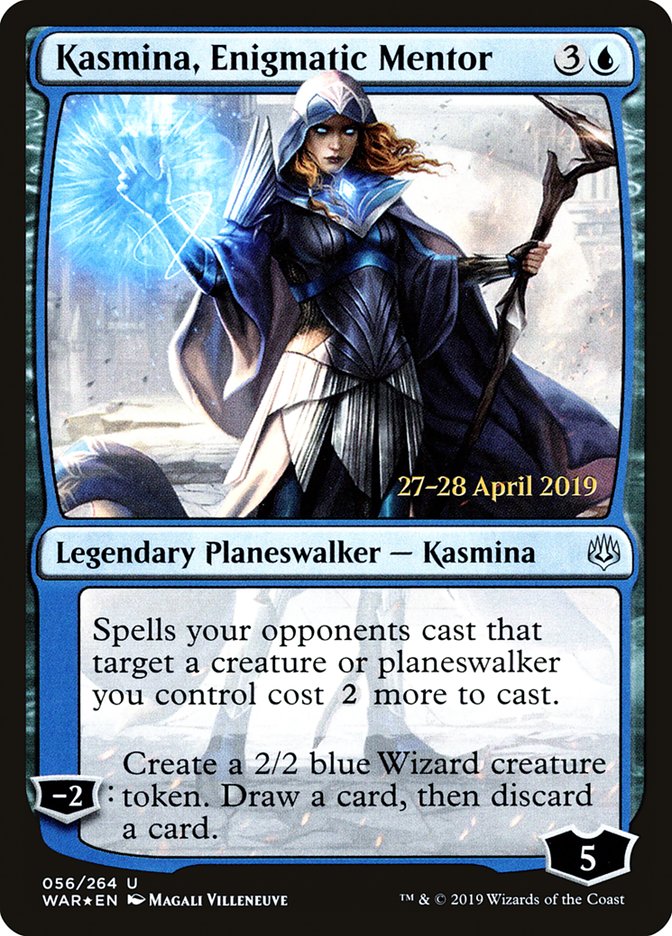 Kasmina, Enigmatic Mentor [War of the Spark Prerelease Promos] | Dragon's Lair Comics and Fantasy Houston TX