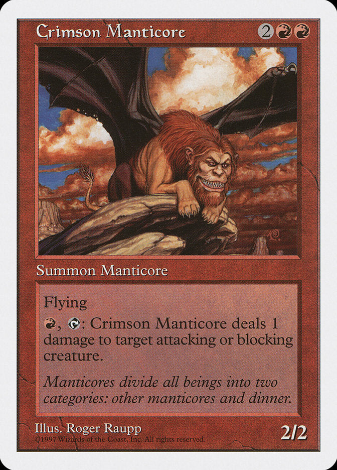 Crimson Manticore [Fifth Edition] | Dragon's Lair Comics and Fantasy Houston TX