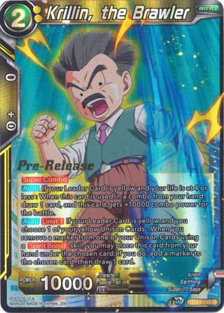 Krillin, the Brawler (BT14-105) [Cross Spirits Prerelease Promos] | Dragon's Lair Comics and Fantasy Houston TX