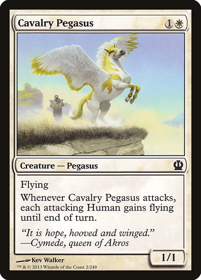 Cavalry Pegasus [Theros] | Dragon's Lair Comics and Fantasy Houston TX