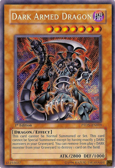 Dark Armed Dragon [PTDN-EN019] Secret Rare | Dragon's Lair Comics and Fantasy Houston TX