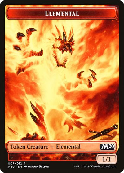 Elemental // Satyr Double-Sided Token [Challenger Decks 2020 Tokens] | Dragon's Lair Comics and Fantasy Houston TX