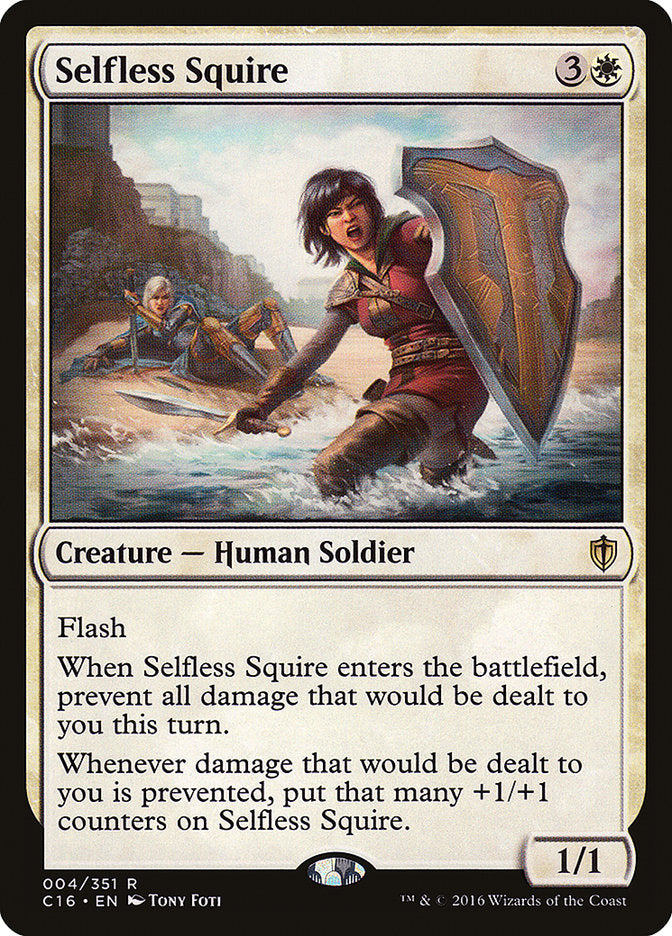 Selfless Squire [Commander 2016] | Dragon's Lair Comics and Fantasy Houston TX